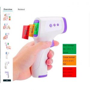 Non Contact Thermometer Thermogun Infrared Medical